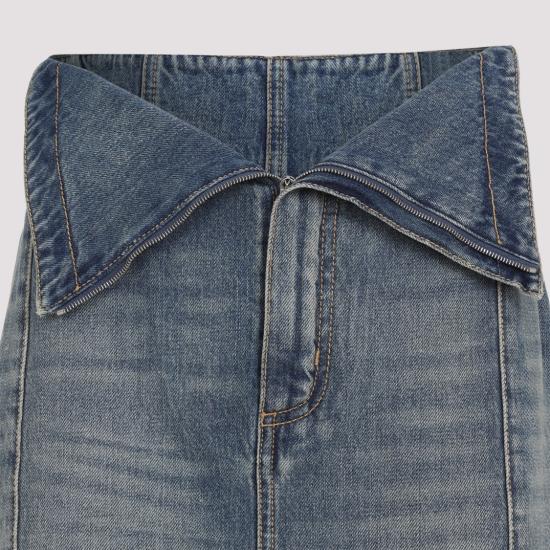 25SS 알렉산더 맥퀸 데님 스커트 817920 QMACV Blue - ALEXANDER MCQUEEN