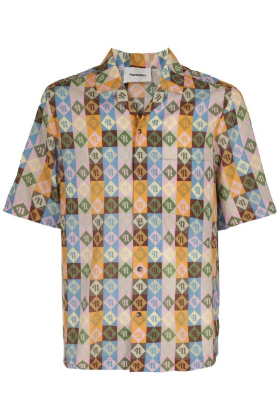  나누슈카 반팔 셔츠 NU23BCSH00216 092 Multicolor