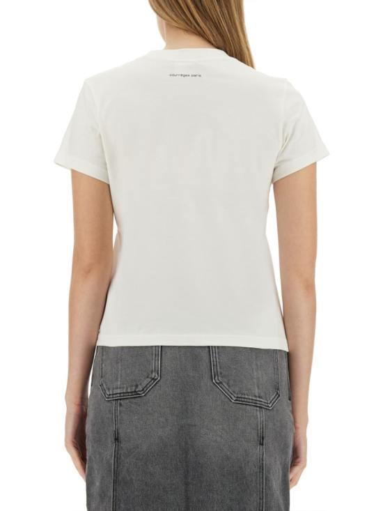 쿠레쥬 반팔 티셔츠 423JTS006J S01120001 White - COURREGES