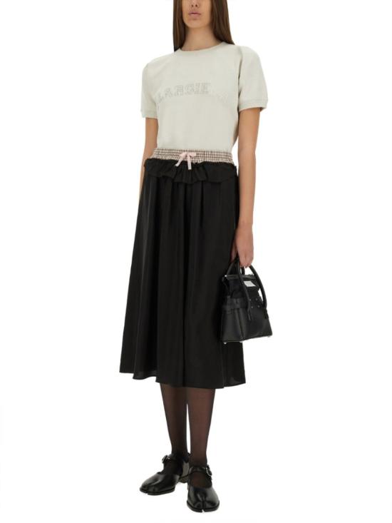  마르지엘라 로고 프린트 스웨트 셔츠 S51GU0136 M25016103 White - MAISON MARGIELA