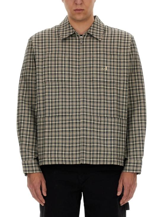  어웨이크 NY 자켓 OT004 BROWNPLAID