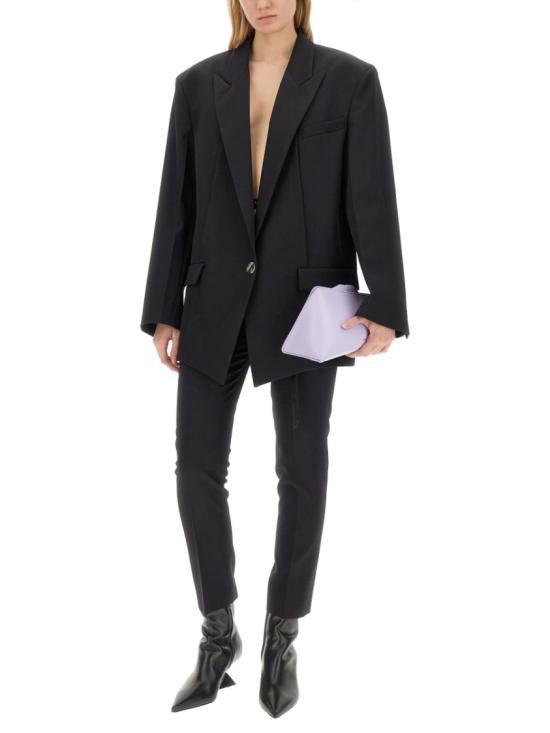  디 아티코 스트레이트 팬츠 241WCP167 W046100 Black - THE ATTICO