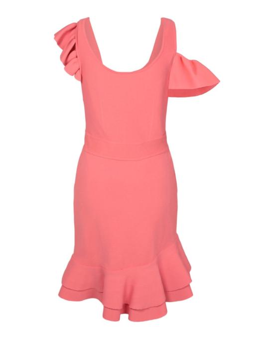  알렉산더 맥퀸 미디 원피스 688639 Q1AZR 6068 80045 S Pink - ALEXANDER MCQUEEN