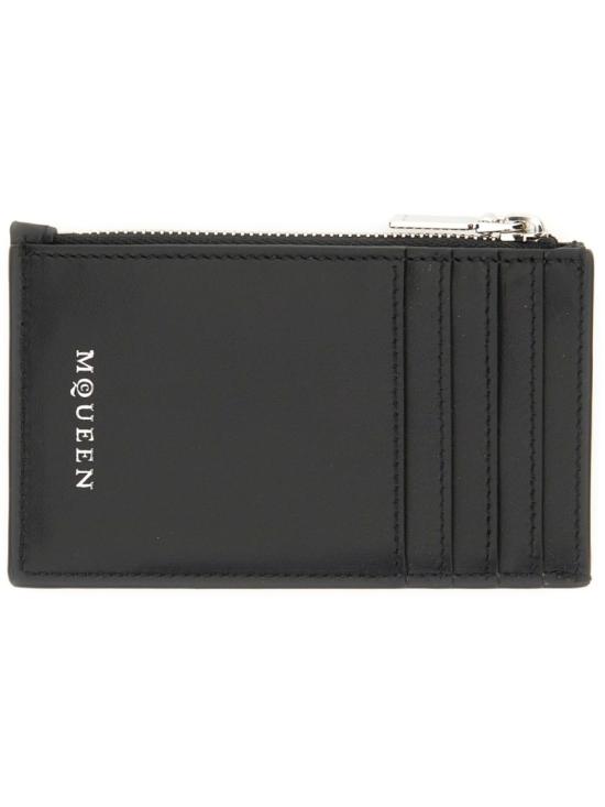 25FW 알렉산더 맥퀸 남성지갑 836146 1AAVB1064 Black - ALEXANDER MCQUEEN