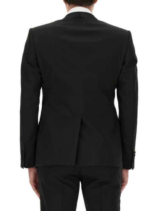  돌체앤가바나 싱글 브레스티드 스트레치 울 시칠리아 핏 턱시도 자켓 G2RS1T FUBF2N0000 Black - DOLCE & GABBANA