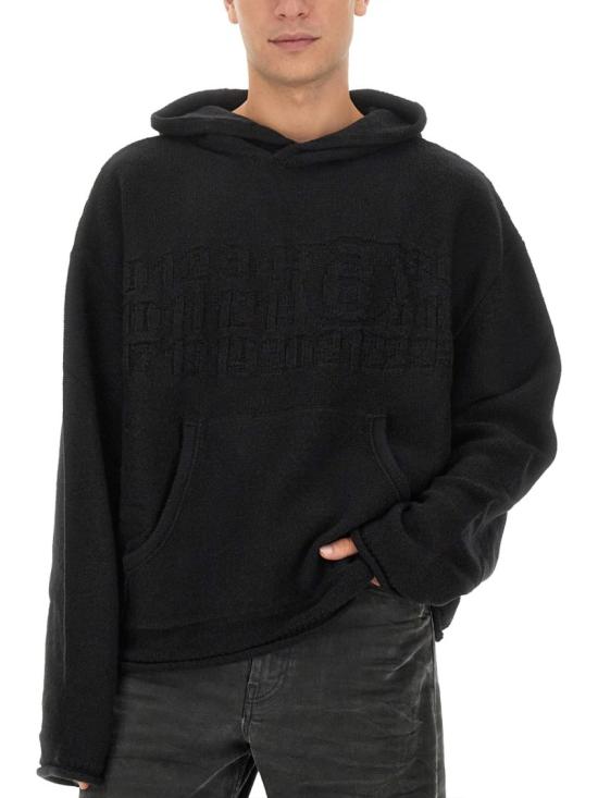  MM6 메종마르지엘라 후드 티셔츠 S52GP0150 S18286900J Black - MM6 MAISON MARGIELA