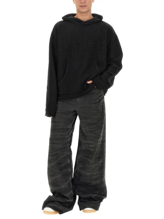  MM6 메종마르지엘라 후드 티셔츠 S52GP0150 S18286900J Black - MM6 MAISON MARGIELA