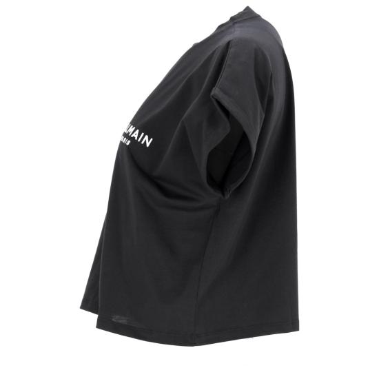  발망 반팔 티셔츠 AF1EE005BB01EAB Black - BALMAIN
