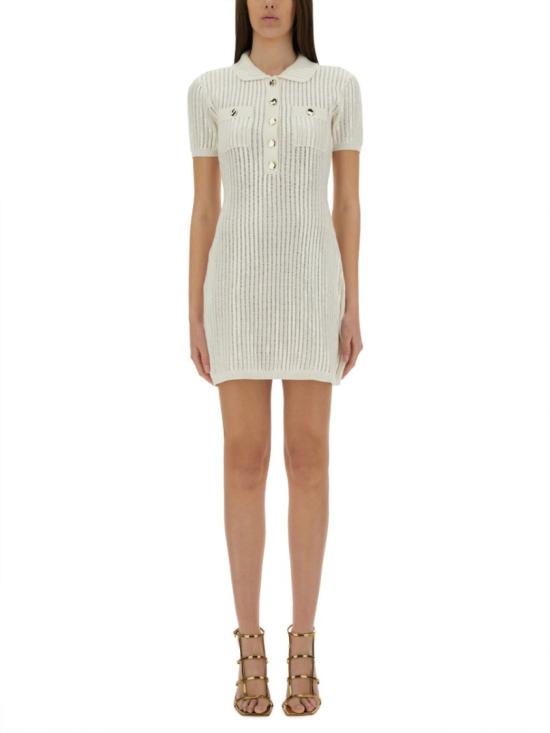 25SS 셀프 포트레이트 숏 원피스 SS25 126S W WHITE Neutrals