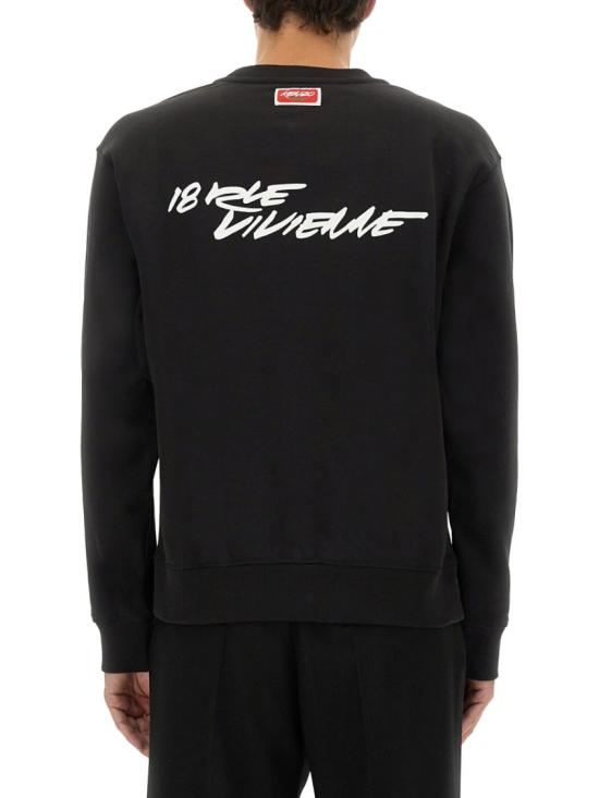 25FW 겐조 긴팔 티셔츠 FF65SW2524MC 99J Black - KENZO