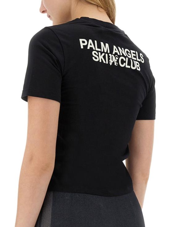  팜앤젤스 반팔 티셔츠 PWAA044 R24JER0021001 Black - PALM ANGELS