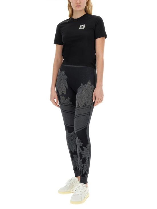  팜앤젤스 반팔 티셔츠 PWAA044 R24JER0021001 Black - PALM ANGELS