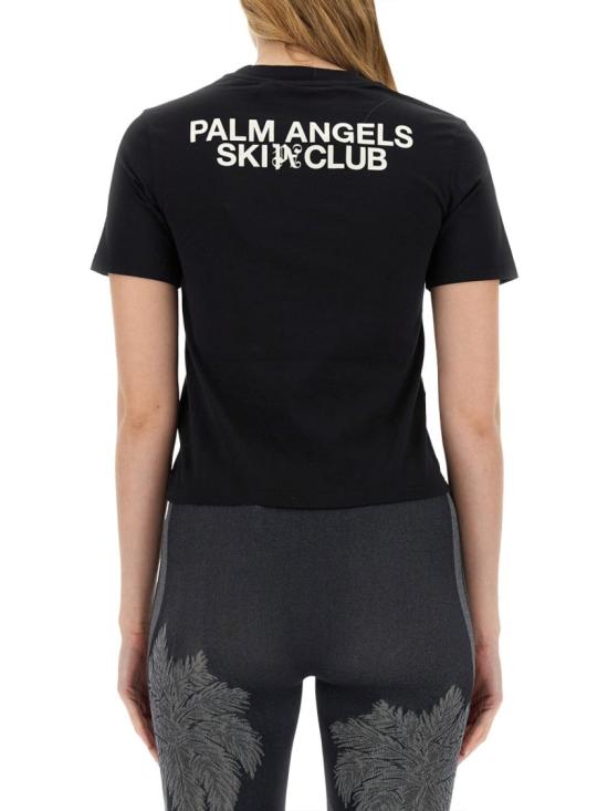  팜앤젤스 반팔 티셔츠 PWAA044 R24JER0021001 Black - PALM ANGELS