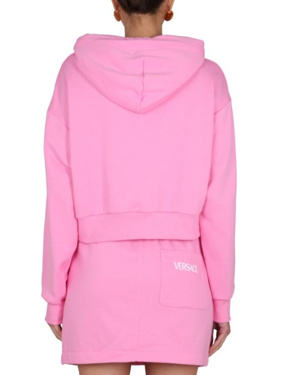  베르사체 후드 티셔츠 1009060 1A066031PK40 Pink - VERSACE