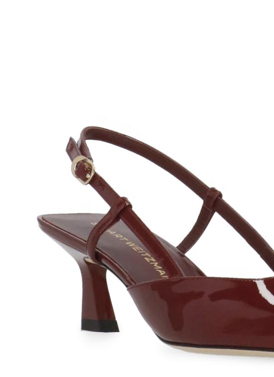 25FW 스튜어트 와이츠먼 힐/펌프스 VINNIE 50 SLINGBACK Patentpinot Bordeaux - STUART WEITZMAN