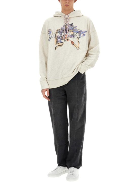  이자벨마랑 후드 티셔츠 SW0118HA B2M05H23EC White - ISABEL MARANT