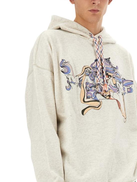  이자벨마랑 후드 티셔츠 SW0118HA B2M05H23EC White - ISABEL MARANT