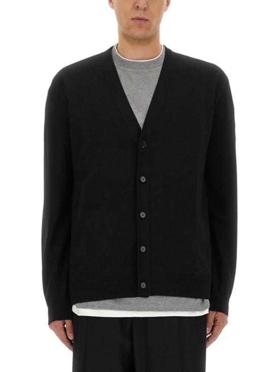 25FW 질샌더 가디건 J23HP0001 J14532001 Black