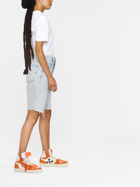 25FW 골든구스 반팔 티셔츠 GWP01220 P00088080185 White - GOLDEN GOOSE