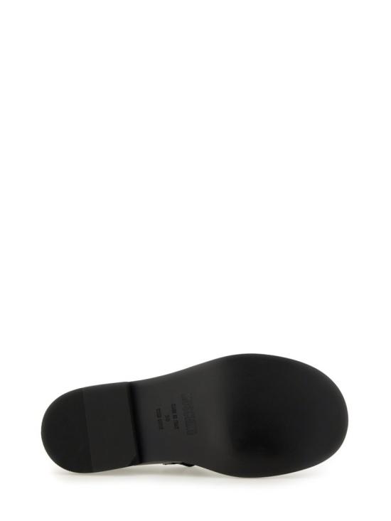  모스키노 플랫 슈즈 MA10704C1M MJ0000 Black - MOSCHINO