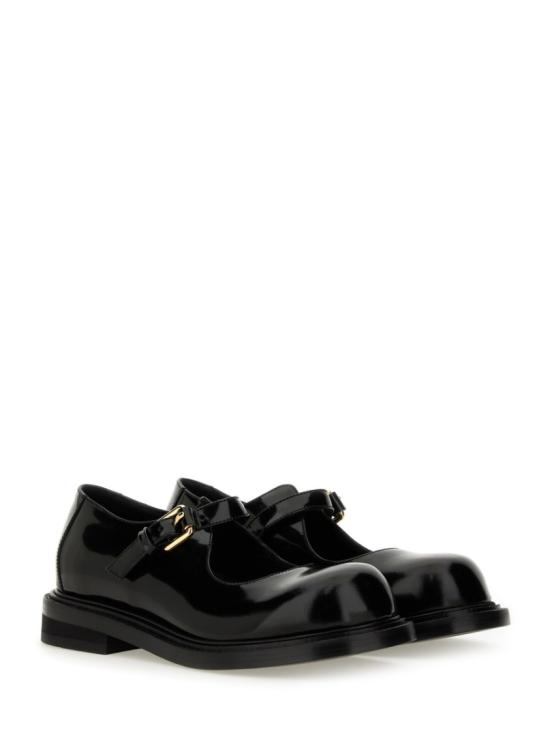  모스키노 플랫 슈즈 MA10704C1M MJ0000 Black - MOSCHINO
