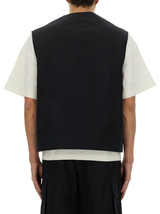 25SS 질샌더 베스트 J22SW0001 J45266001 Black - JIL SANDER