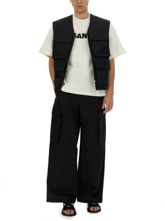 25SS 질샌더 베스트 J22SW0001 J45266001 Black - JIL SANDER