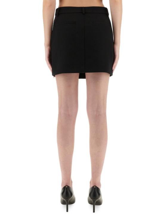 25FW 모스키노 숏 스커트 01048218 0555 Black - MOSCHINO