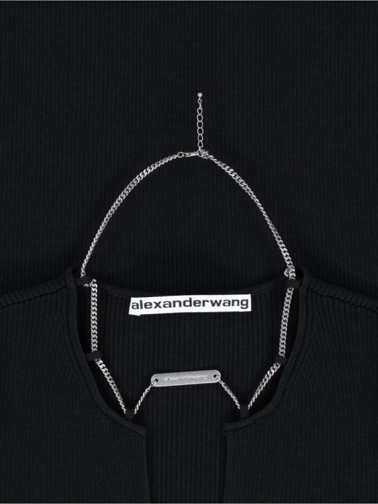 25FW 알렉산더 왕 숏 원피스 1KC3256063001 Black - ALEXANDER WANG
