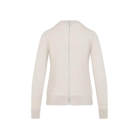 25FW 버버리 쉴드 로고 자수 울 가디건  8103104 White