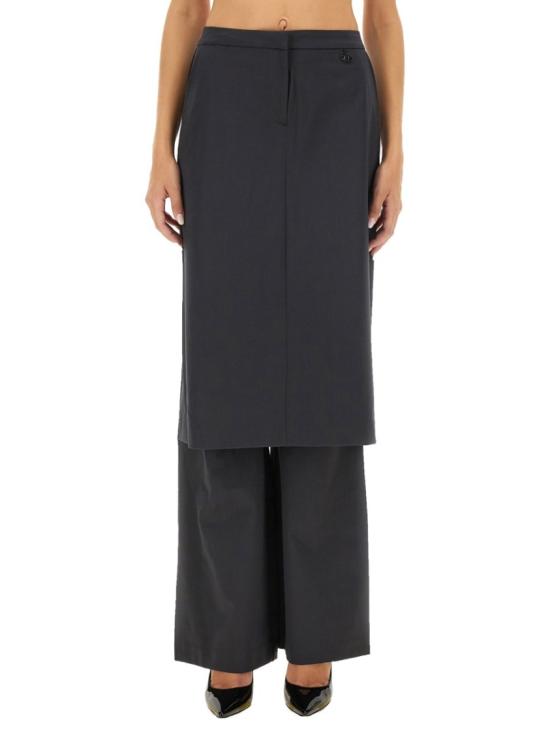  디젤 롱 스커트 A14005 0HJAB98X Black