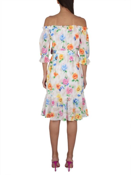  모스키노 미디 원피스 04260836 1888 Pink - MOSCHINO