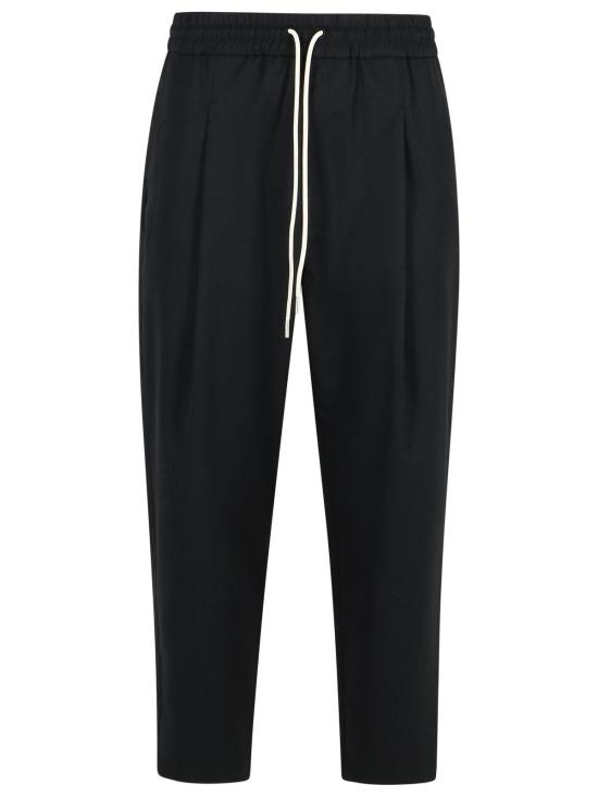 26SS 드롤드무슈 트레이닝/조거 팬츠 PERM BP167 PL127BL Black