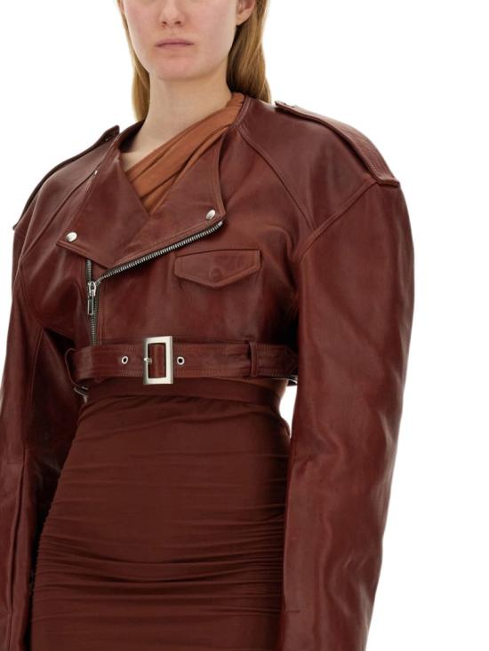  릭 오웬스 자켓 RO01D2790 LNV73 Burgundy - RICK OWENS