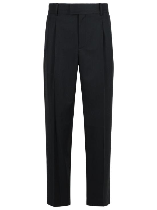 26FW 드롤드무슈 스트레이트 팬츠 PERM BP165 PL127BL Black
