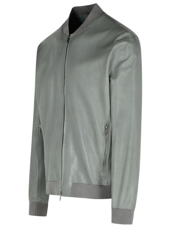 25SS 살바토레 산토로 가죽 자켓 48576 UGREY Grey - SALVATORE SANTORO