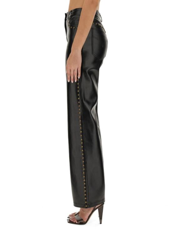 모스키노 스트레이트 팬츠 03378718 0555 Black - MOSCHINO