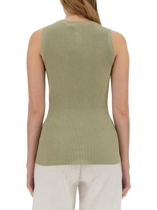  파비아나 필리피 민소매 티셔츠 MAD264F065 D653VR6 Green - FABIANA FILIPPI