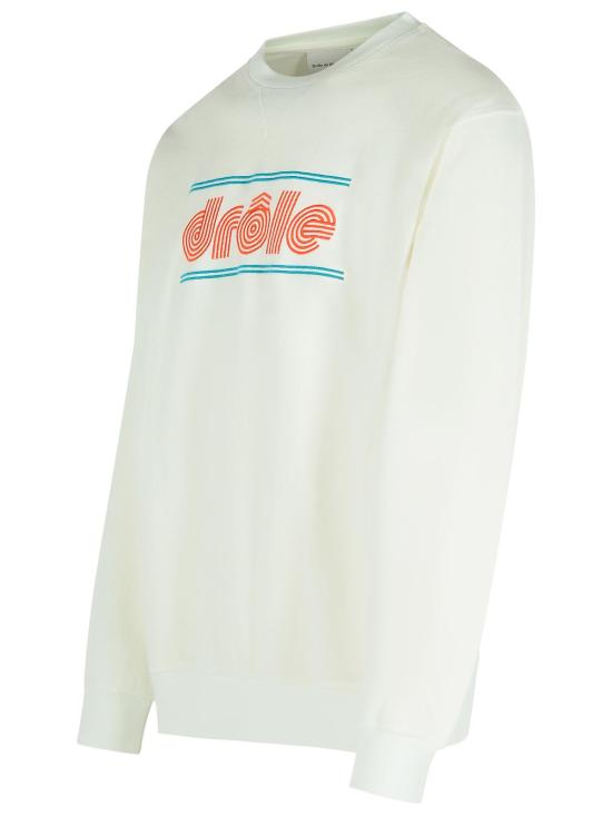 25SS 드롤드무슈 긴팔 티셔츠 G SW164 CO162OW White - DROLE DE MONSIEUR