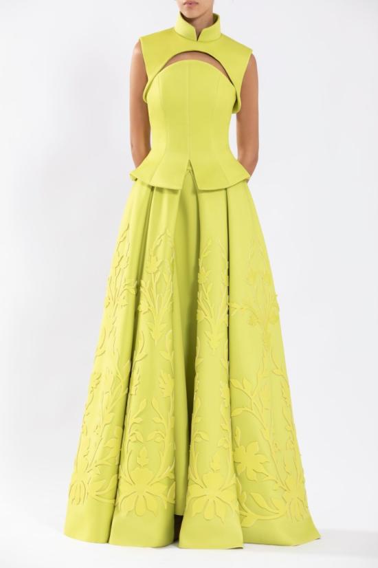  사이드 코베이시 민소매 티셔츠 분리형 볼레로가 있는 네오프렌 코르셋 - SAIID KOBEISY