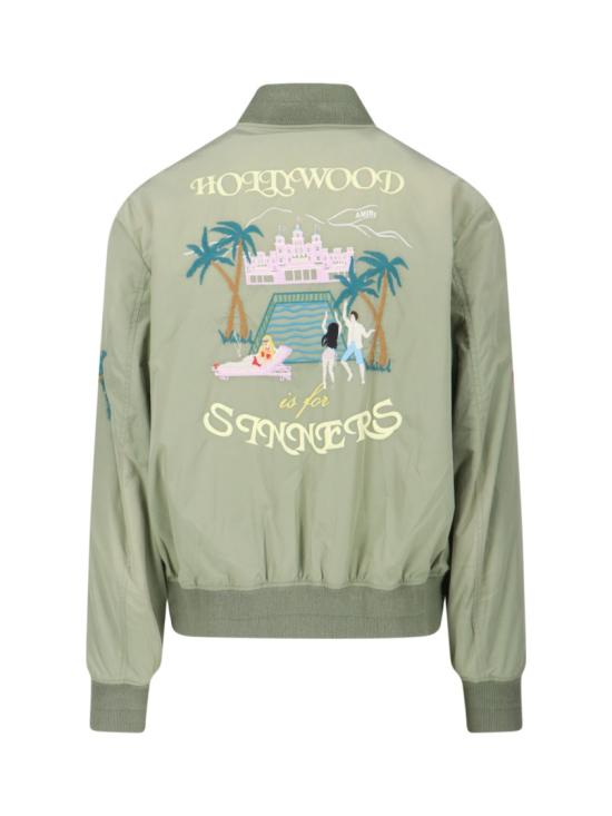 25FW 아미리 봄버 자켓 AMOUBB1051OLIVE Green - AMIRI