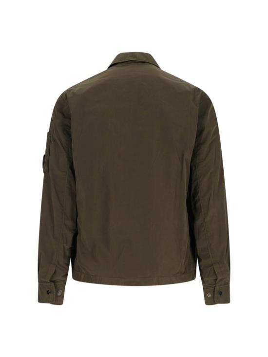 25FW 씨피 컴퍼니 크롬 R 렌즈 오버셔츠  19CMOS089A005904G683 Green - C.P. COMPANY