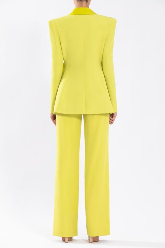  사이드 코베이시 자켓 태피터 칼라가 있는 크레이프 테일러드 재킷 - SAIID KOBEISY