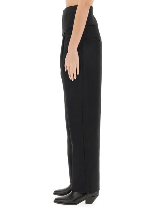  이자벨마랑 스트레이트 팬츠 PA0270FA A4F03I01BK Black - ISABEL MARANT