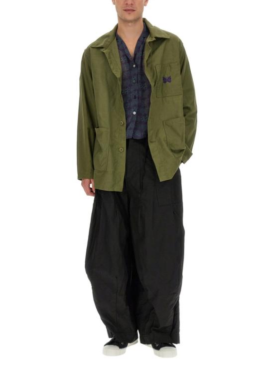  니들스 긴팔 셔츠 MR220 B OLIVE Green - NEEDLES