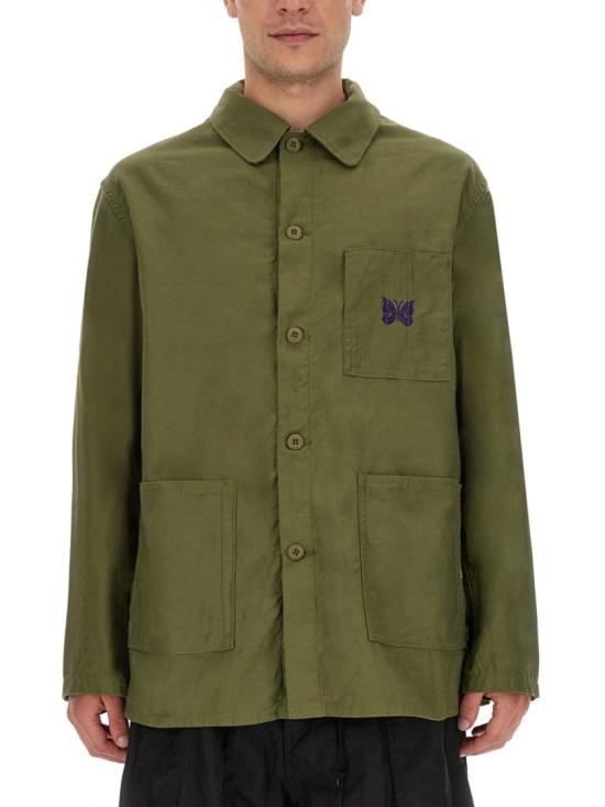  니들스 긴팔 셔츠 MR220 B OLIVE Green
