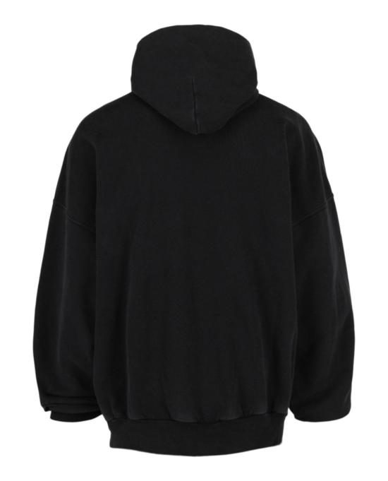  발렌시아가 후드 티셔츠 739024 TOVV2 9034 00973 1 Black - BALENCIAGA