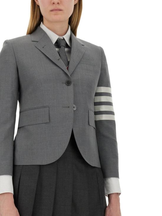  톰브라운 플레인 위브 수팅 클래식 4바 자켓 FBC010V 06146035 Grey - THOM BROWNE