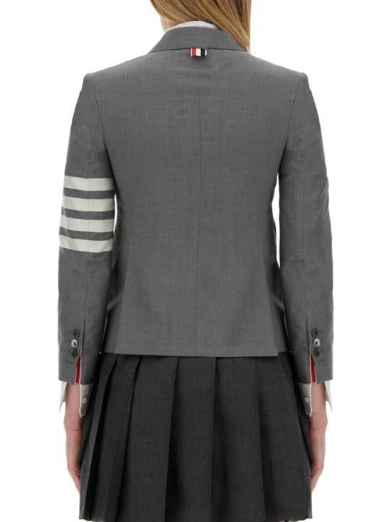  톰브라운 플레인 위브 수팅 클래식 4바 자켓 FBC010V 06146035 Grey - THOM BROWNE