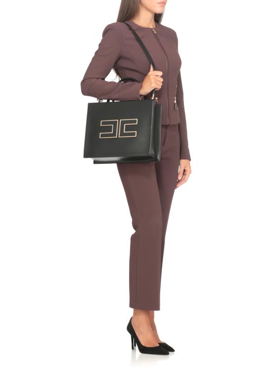 25FW 엘리자베타프랜치 토트백 BS32A56E2 110 Black - ELISABETTA FRANCHI